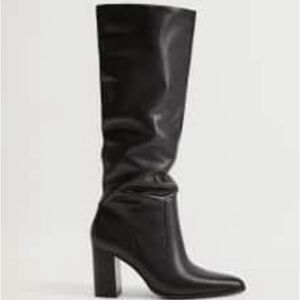 Mango Tall Knee High Boot Size 6